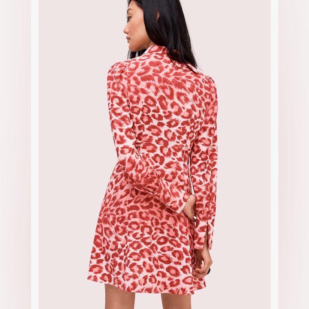 Kate Spade Panthera Leopard Shirtdress - Picture 3 of 6